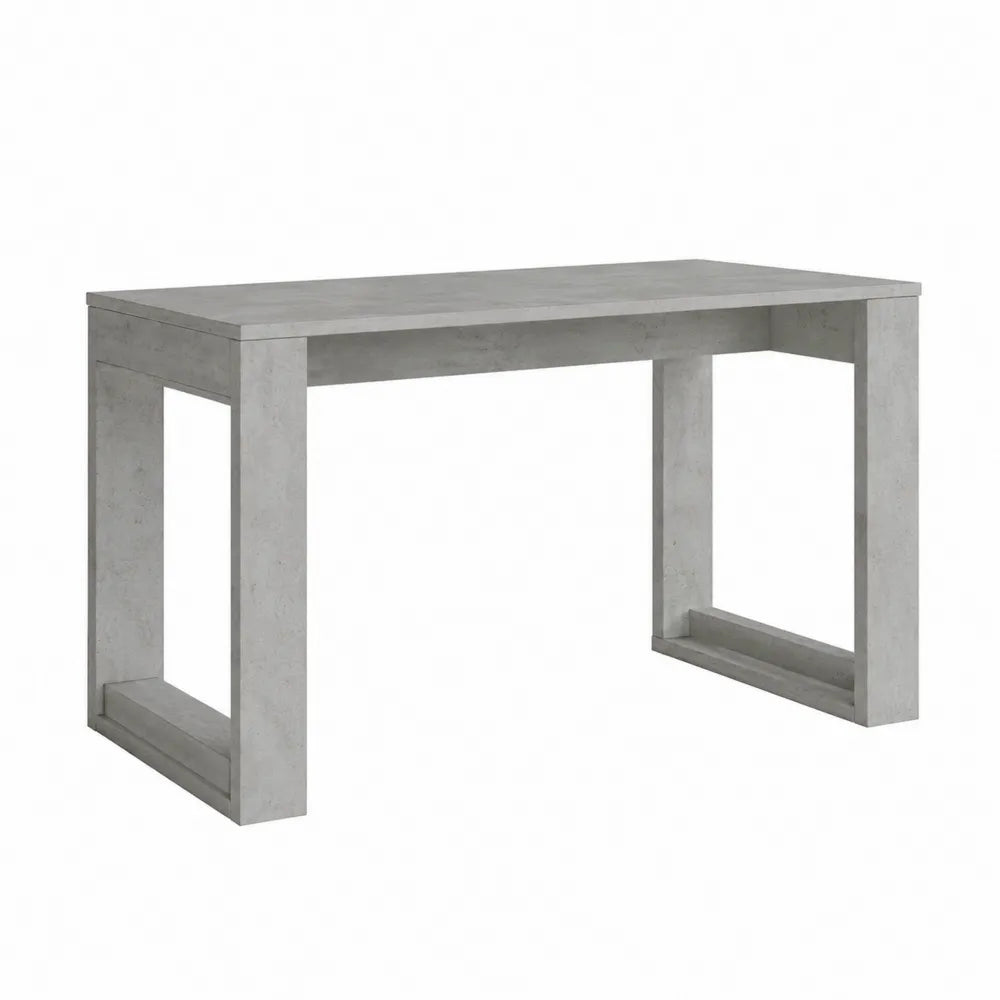 Escritorio de MDF Efecto Concreto 120x60x75 cm