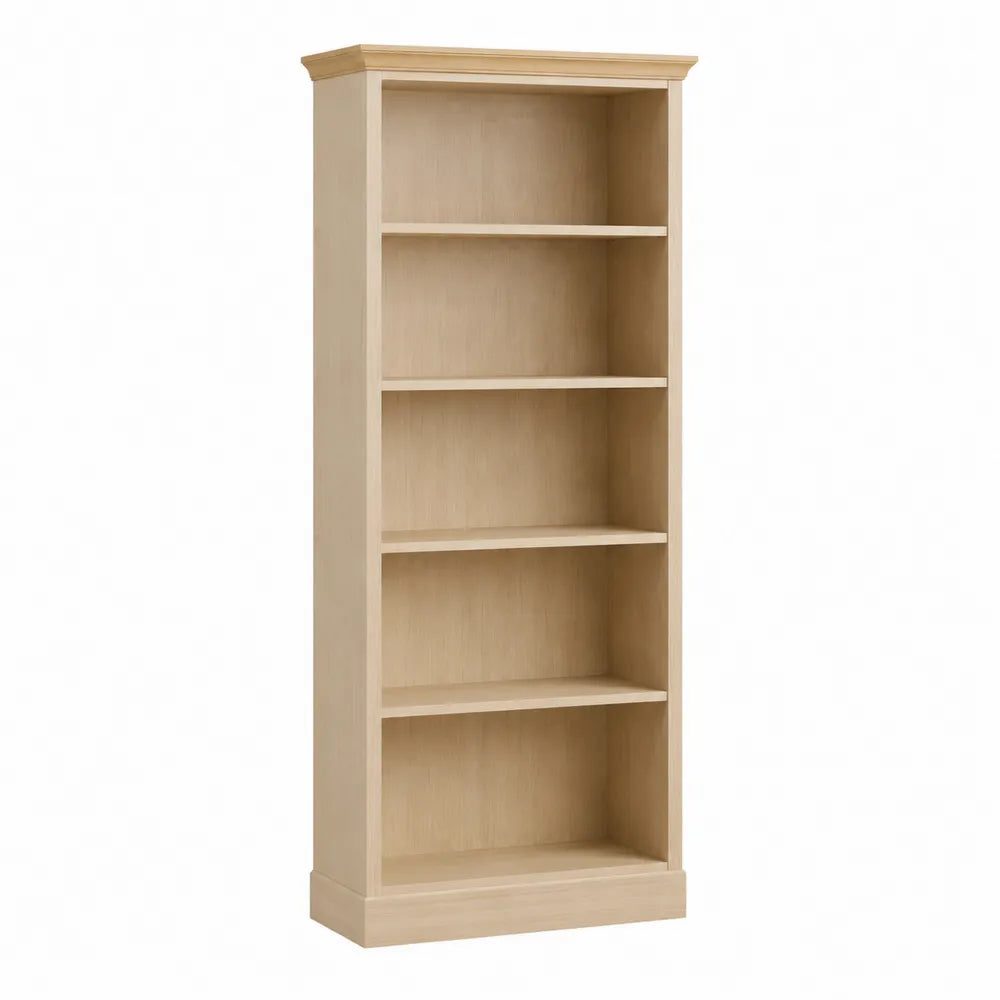 Estantería de Madera Maciza Beige 180x80x30 cm